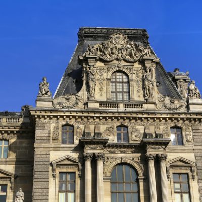 Facade of the royal Louvre palace