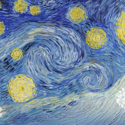 Van Gogh's The Starry Night coronavirus pandemic remix